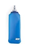 bidones para trail running Capacidad 500ml. Reduce su volumen a medida que bebes, evitando el rebote del agua en su interio.