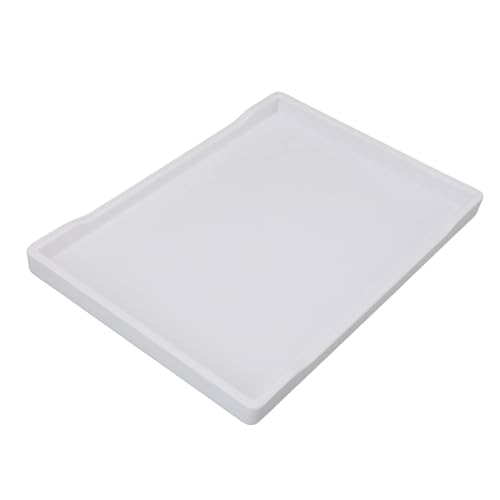 Bandeja para servir de plástico de 11x7,7 pulgadas reutilizable rectangular 2
