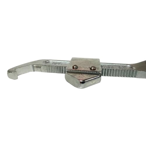 Image of Adjustable C Spanner Hook Wrench 35-105 mm, Square Head Nut Wrench for Bearing & Lock Nut Adjustment