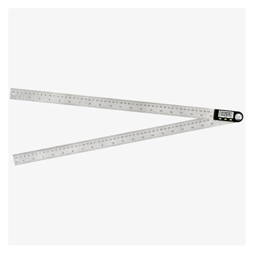 角度定規 分度器 360度測定 デジタル角度定規 0-200mm、0-300mm、0-500mm(0-500mm)