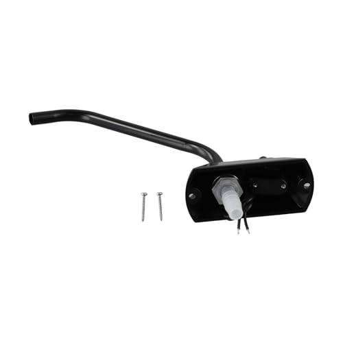 Interrupteur de robinet 12V noir rotatif à 360° avec coque étanche silicone - 4