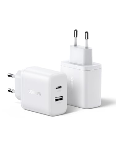 UGREEN USB C Ladegerät 2-Pack iPhone Schnellladegerät 2 Ports Net...
