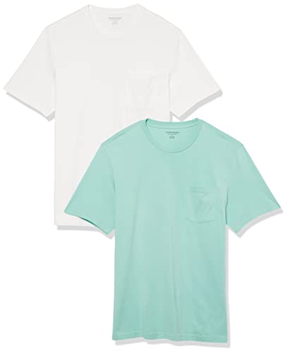 Image of Amazon Essentials Men's Short-Sleeve Crewneck Pocket T-Shirts