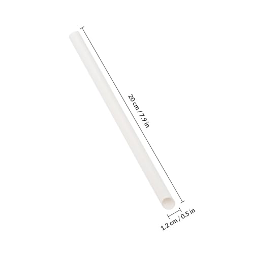 Pitillos de papel desechables 12×200mm blanco 100 pcs miniatura 2