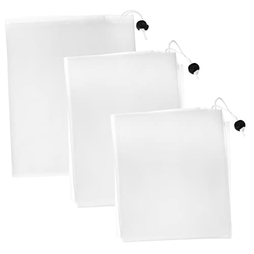 SUPVOX 1 Juego Cobertura Fitosanitaria Enrejado Red De Barrera Red para Pajaros Redes para Pajaros Cubiertas De Plantas con Cordón Cobertores De Sombra para Plantas 3 Piezas