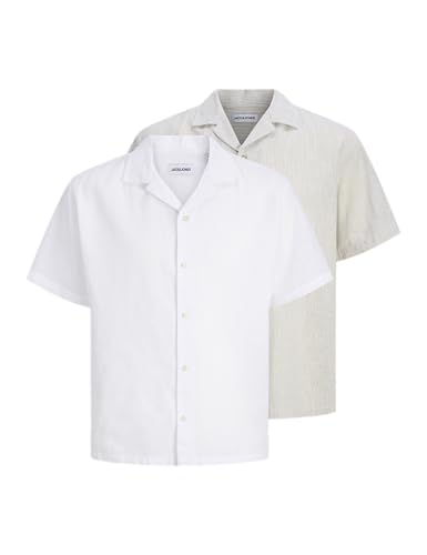 Chemise en lin homme de style Resort haut de gamme JACK & JONES