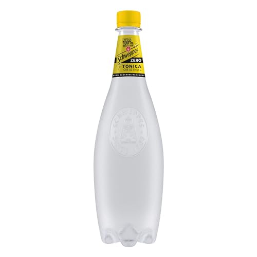Schweppes Tónica Zero, Sin Azúcar ni Calorías - Botella PET 1L