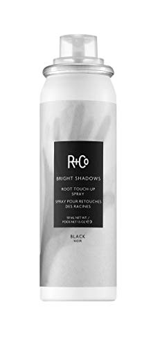 R+Co Bright Shadows Root Touch-Up Spray - Black, 1.5 Oz
