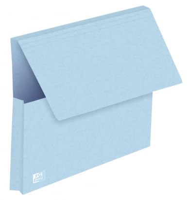 Oxford Top File - Carpeta con tapa para archivador (tamaño A4, 25 unidades), color azul