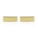 Lucky Feather Tiny Stud Bar Earrings for Women - 14k Gold Platted Raise The Bar Earrings, Represent Her High Standards, Presented on Sentimental Message Card Make Ideal Gifts for Women and Teens
