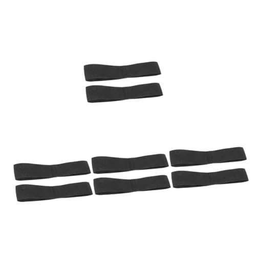 KESYOO 4 Pairs Trainer Baseball Equipment Swing Grips Forearm Straps Training Bands Tool Practice Correcting Aid Tape Bob Increased Marker Strengthener Portable Attachment Black Polyester