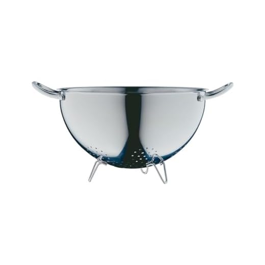 WMF Gourmet - Colador de Acero Inoxidable Cromargan 24 cm, Escurridor de Cocina con Patas, Apto para Lavavajillas