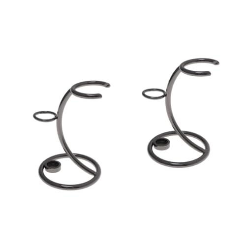 NOLITOY 2pcs Stainless Steel Razor Rack Wall Mount Razor Holder for Men Beard Accessories Kit