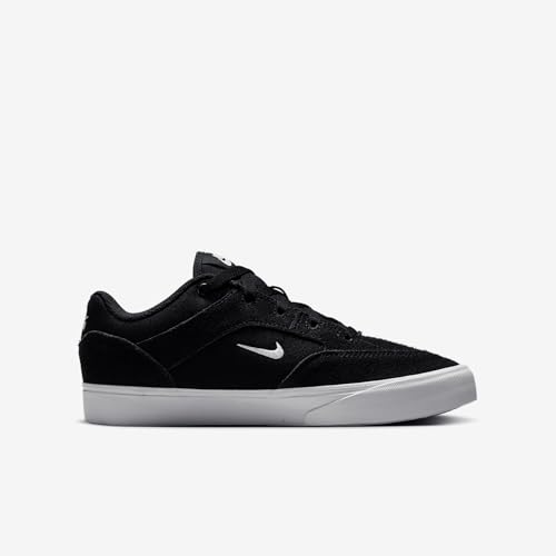 Nike SB Malor Big Kids' Skate Shoes (HF1205-001, Black/Black/White/White)3
