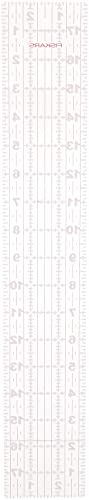 Fiskars Régua de acrílico 12-87567097J, 7,6 cm x 45,7 cm