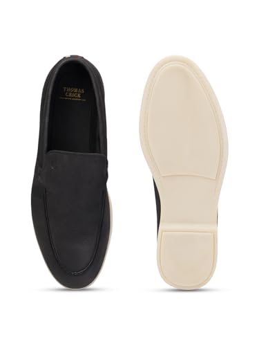 Image of Thomas Crick Men's Casual Summer Loafers - Premium Leather | Anti-Skid Sole | All-Day Comfort