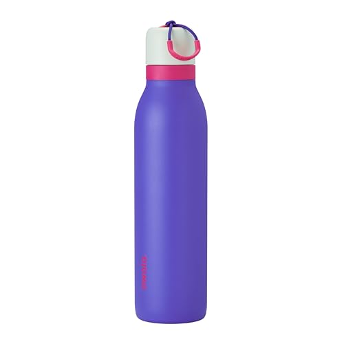 Image of Owala FreeSip Twist Insulated Stainless Steel Water Bottle with Straw for Sports and Travel, BPA-Free, 24-oz, Teen Spirit