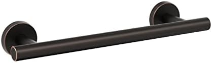 Amerock BH26546ORB | Oil Rubbed Bronze Towel Bar | 9 in (229 mm) Towel Rack | Arrondi | Bathroom Towel Holder | Bathroom Hardware | Bath Accessories