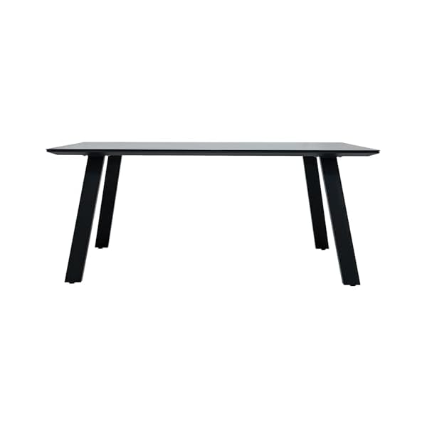 OUTLIV. Gartentisch Burnie Aluminium Betonoptik Anthrazit