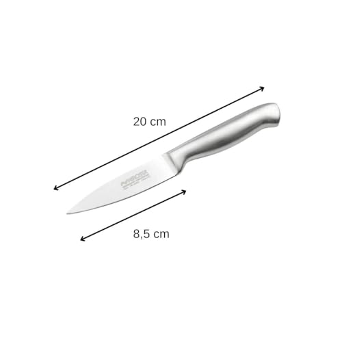 Nirosta Gemüsemesser – Premium Edelstahl, Ideal zum Schneiden und Schälen von Gemüse und Obst, Fugenlose Verarbeitung, 4 Jahre Garantie, Designed in Germany