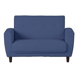 ソファーベッド ソファー2人掛け 肘付き3つ折り 折りたたみ コンパクト3つ折り 一人暮らし おしゃれ 脚付き北欧 ネイビーブ