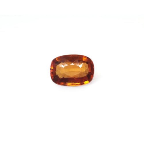 Hessonite africaine gemme haut de gamme de 8,72 carats taillée en ovale pour haute joaillerie