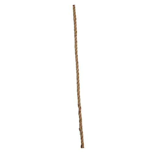 Angoily Cadena Hilo de Yute de 6 mm Cable Cuerda náutica Cuerda elástica Cuerda de Jardin SOGA Manos Hilo de Yute Natural Hilo de Yute Industrial Hilos de arpillera Hilo de Yute Bricolaje