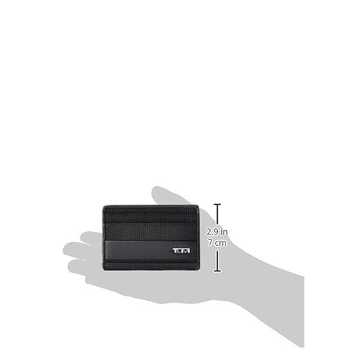 Image of TUMI - Alpha Slim Card Case - Slim Billfold Wallet for Travel - Slip Pocket Wallet - Small Wallet - 2.8 inch X 4.1 inch X 0.2 inch - Black
