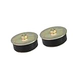 REPAIROCK 2pcs Automotive Rubber Freeze Plug Rubber Expansion Plug Fit Hole Size 2-1/4