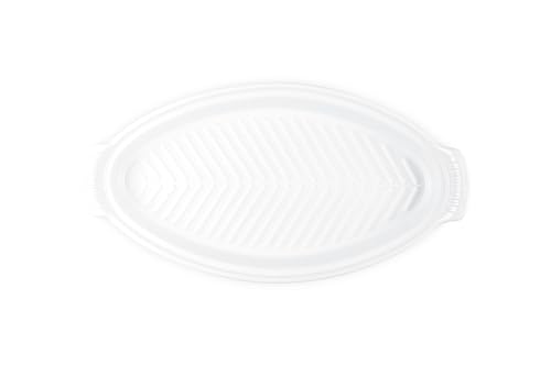 Image of Le Creuset Stoneware Heritage Fish Baker, 1.7 qt., White