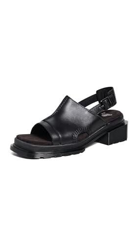 Dr. Martens Women's Maybole Open Toe Black Wanama Sandals