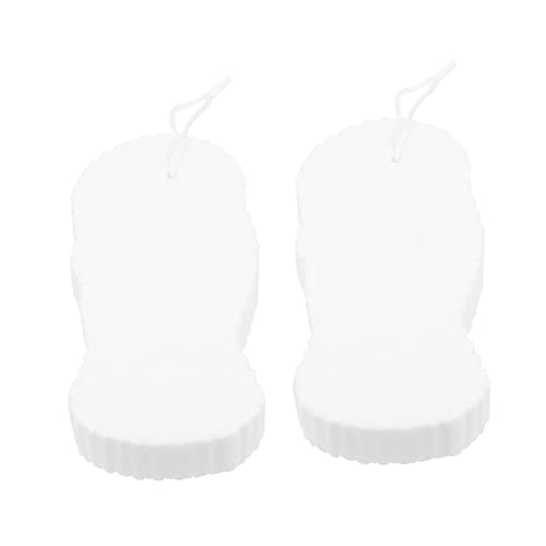 2Pcs Bath Sponge Gentle Bath Scrubber Soft and Comfortable Bathing Supplies for Smooth Skin for Newborns and Creamy