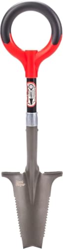 Root Slayer 22411 Mini Digger Garden Shovel, Serrated...