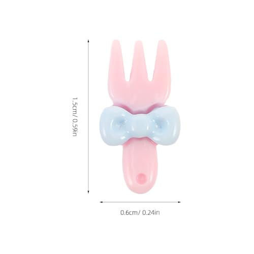 60pcs Phone Case Decorations Charm Cute Fork Spoon Heart Set
