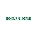 National Marker Pipemarker, Adhesive Vinyl, Compressed Air, 2X14 1 1/4-inch Cap Height (A1061G)