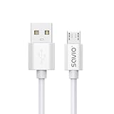 Savio Câble USB vers Micro USB CL 167 Blanc 3 m