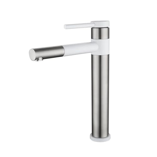Mitigeur eau chaude et froide pivotant pour lavabo et entretien facile - 2