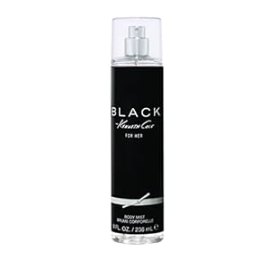 Kenneth Cole Black For Her Body Spray Mist for Women, Notes of Florals, Citrus, Sandalwood, and Musk, Feminine Scent, Everyday Wear Fragrance, 8 Fl Oz