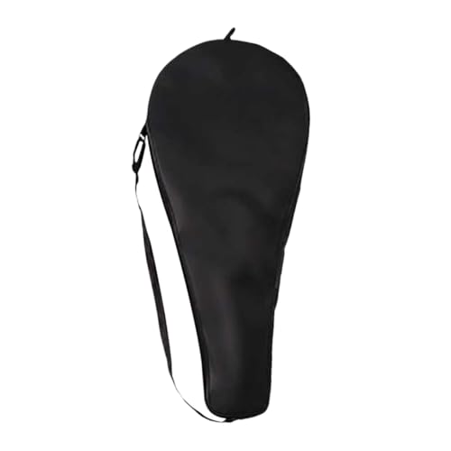perfk Funda para Raqueta de Tenis Individual, Bolsa de Tenis con Correa para el Hombro, Tela Oxford, Funda de Transporte portátil Multiusos para Exteriores