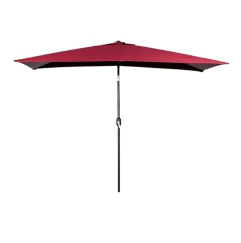 Sombrilla de playa y jardin de 2.5m color rojo para disfrutar de la terraza y el patio 2