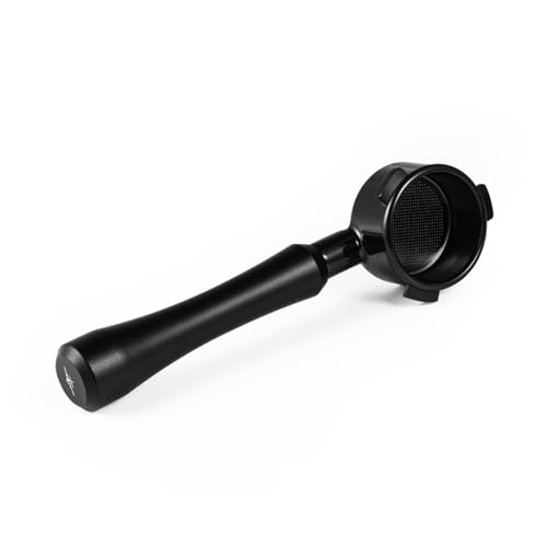 MHW-3BOMBER 54mm Bottomless Portafilter Fits Breville Barista Express, BES870XL, BES878, BES880, 3-Ears Flat Naked Espresso Portafilter with Filter Basket for 54mm Breville Machines, Astra B