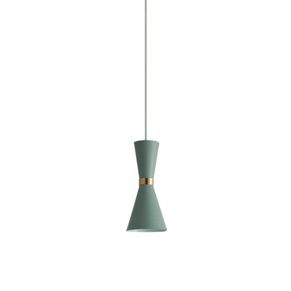 Lámpara colgante industrial para isla de cocina y cafeterías con pantalla de metal nórdica