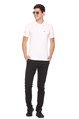 Image of Half Cotton Polo T Shirt for Man with Pocket - Regular Fit Mens Collar Tshirt