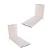Edenjardi Pack 2 Cojines para Tumbona de Exterior Color Beige | Tamaño 196x60x5 cm | Repelente al Agua | Desenfundable | Portes Gratis