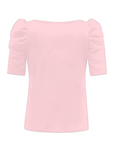 Image of Shasmi Women's Polyester Solid Slim Fit T-Shirt