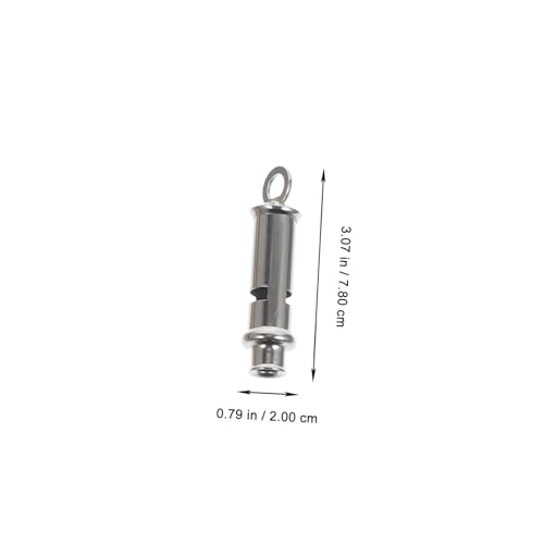 Kit de 4 silbatos metálicos SUPVOX para árbitro miniatura 2