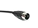 SYSTEM-S S-Video Kabel 50 cm Din 3 Pin Stecker zu Buchse in Schwarz