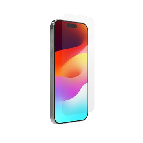 ZAGG InvisibleShield Glass iPhone 15 Pro Max Screen Protector - 3X Shatter Protection with Reinforced Edges Scratch & Smudge Resistant Anti-Fingerprint Technology Install Tray Included