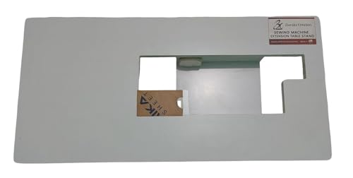 Image of Extension Table Top with Stand for Sewing Machines | Customized Table Top with Brand /Shop or Merchant Name (Compatible with Usha Janome Stitch Magic)