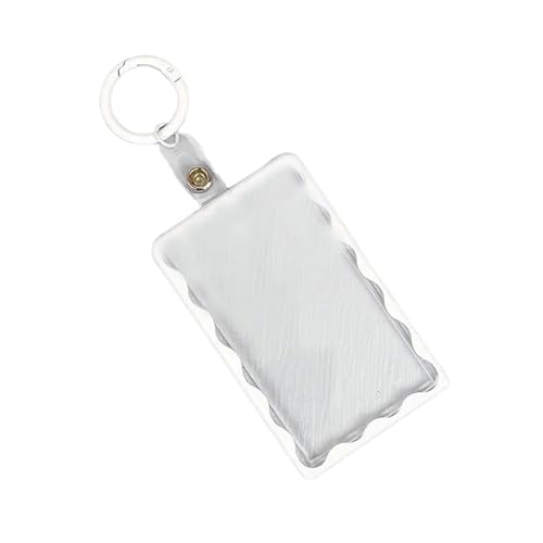 Card Holder，Card Display Holder Keychain Acrylic Protecting and Organizing Your Important Cards Transparent Designs for Students